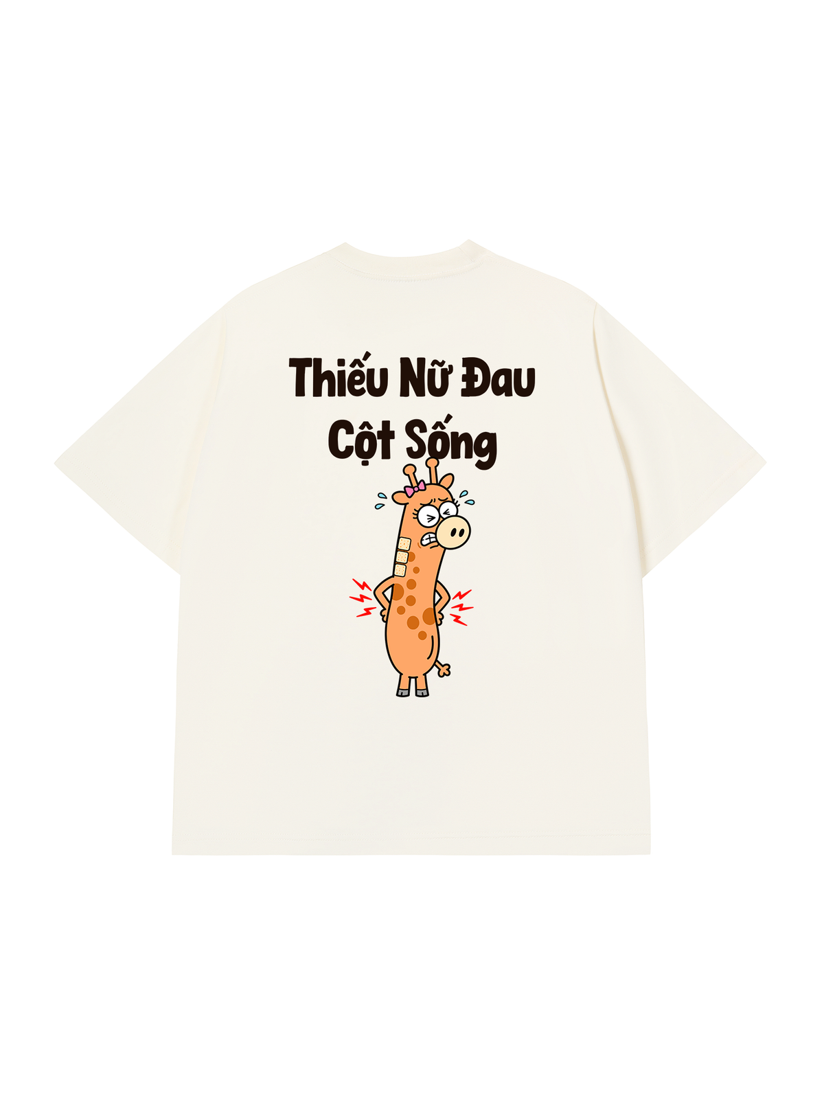 Áo Thun Relaxed Fit Thiếu Nữ Đau Cột Sống