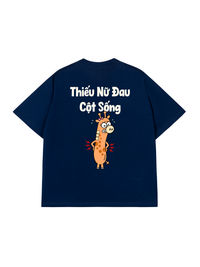 Áo Thun Relaxed Fit Thiếu Nữ Đau Cột Sống