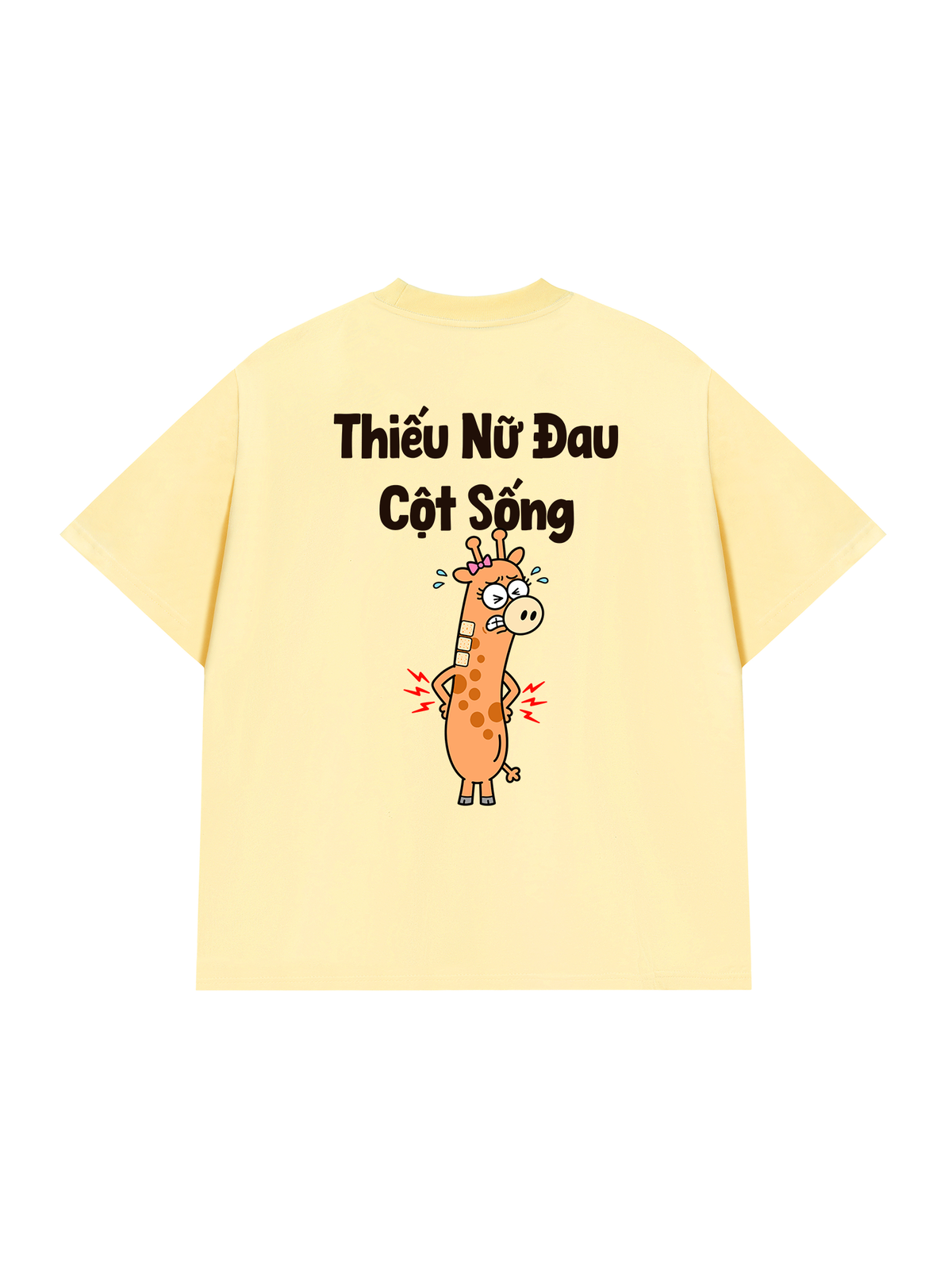 Áo Thun Relaxed Fit Thiếu Nữ Đau Cột Sống