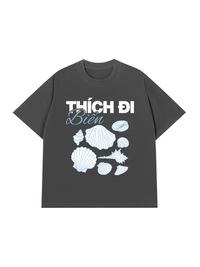 Áo Thun Relaxed Fit Thích Đi Biển