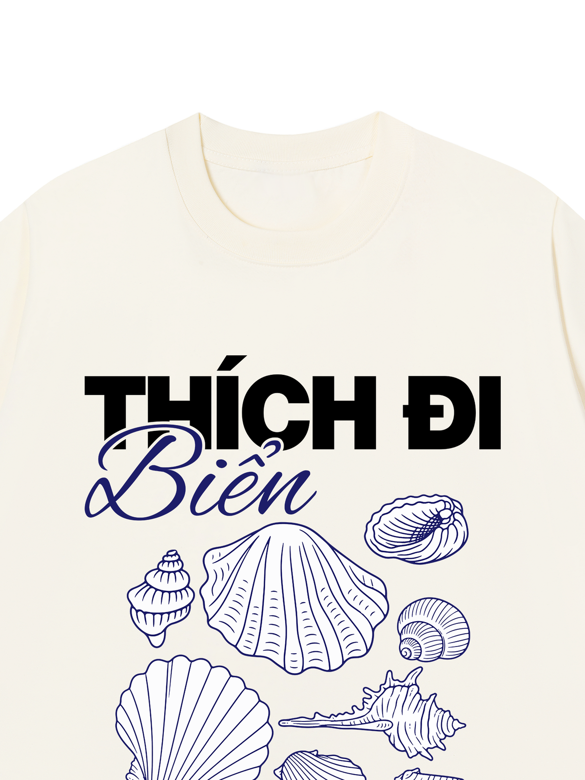 Áo Thun Relaxed Fit Thích Đi Biển