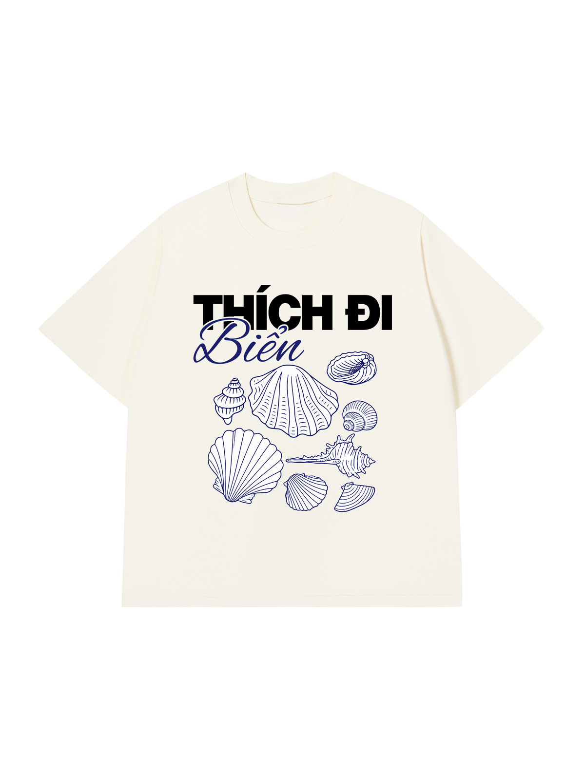 Áo Thun Relaxed Fit Thích Đi Biển