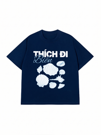 Áo Thun Relaxed Fit Thích Đi Biển