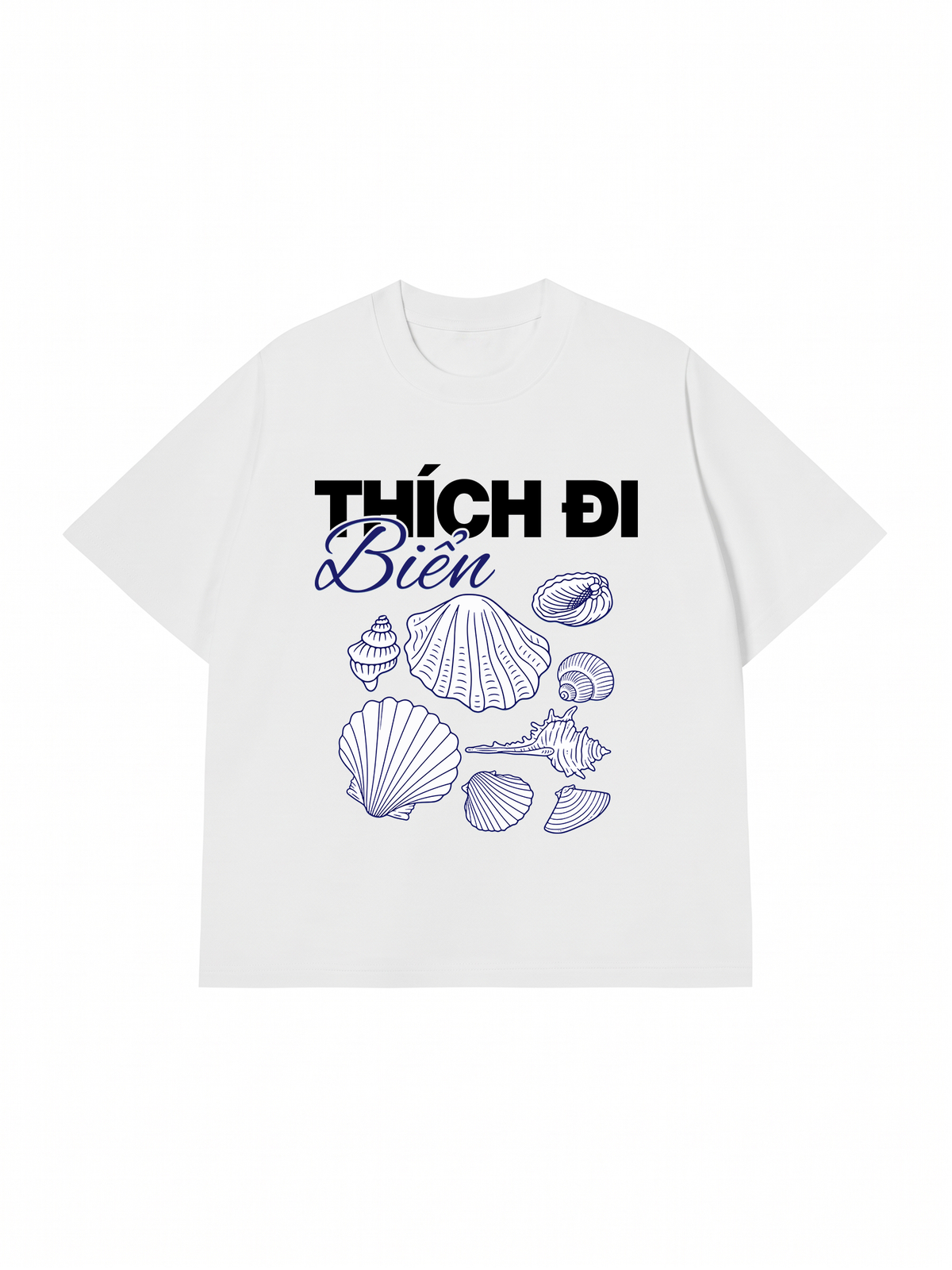 Áo Thun Relaxed Fit Thích Đi Biển