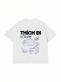 Áo Thun Relaxed Fit Thích Đi Biển