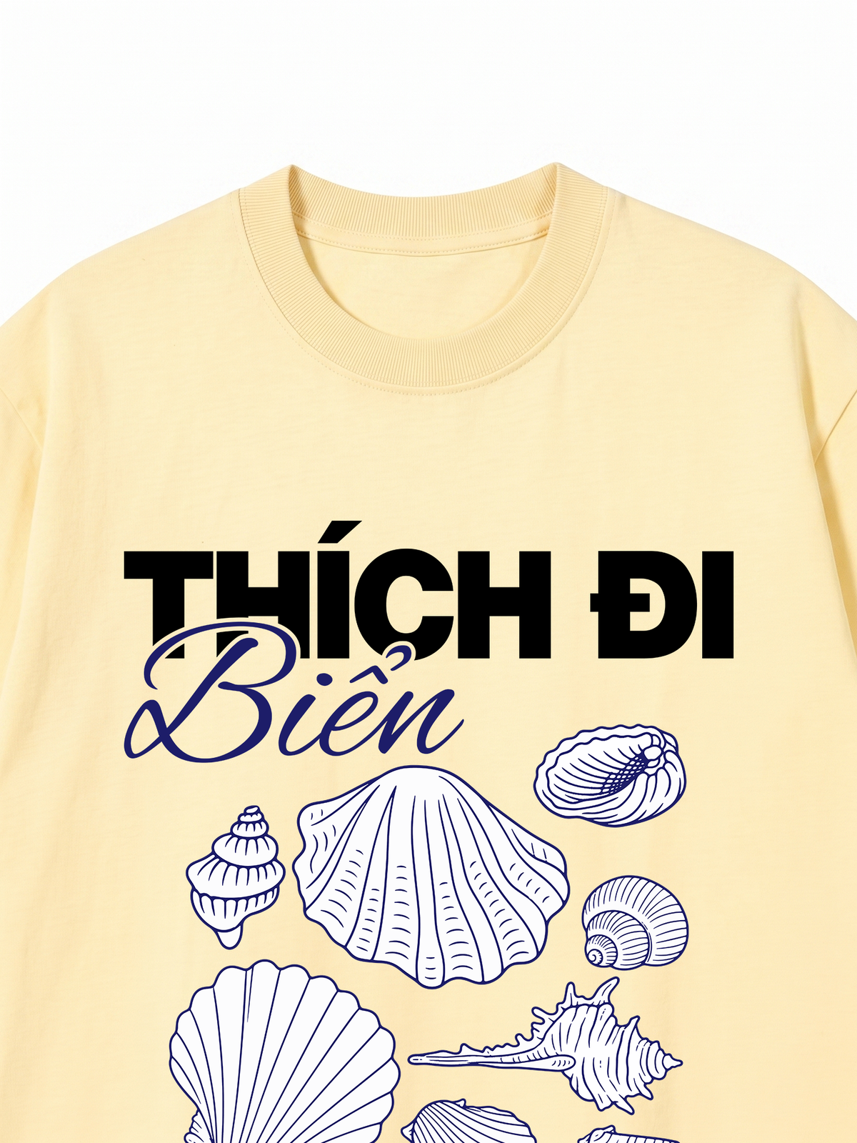 Áo Thun Relaxed Fit Thích Đi Biển