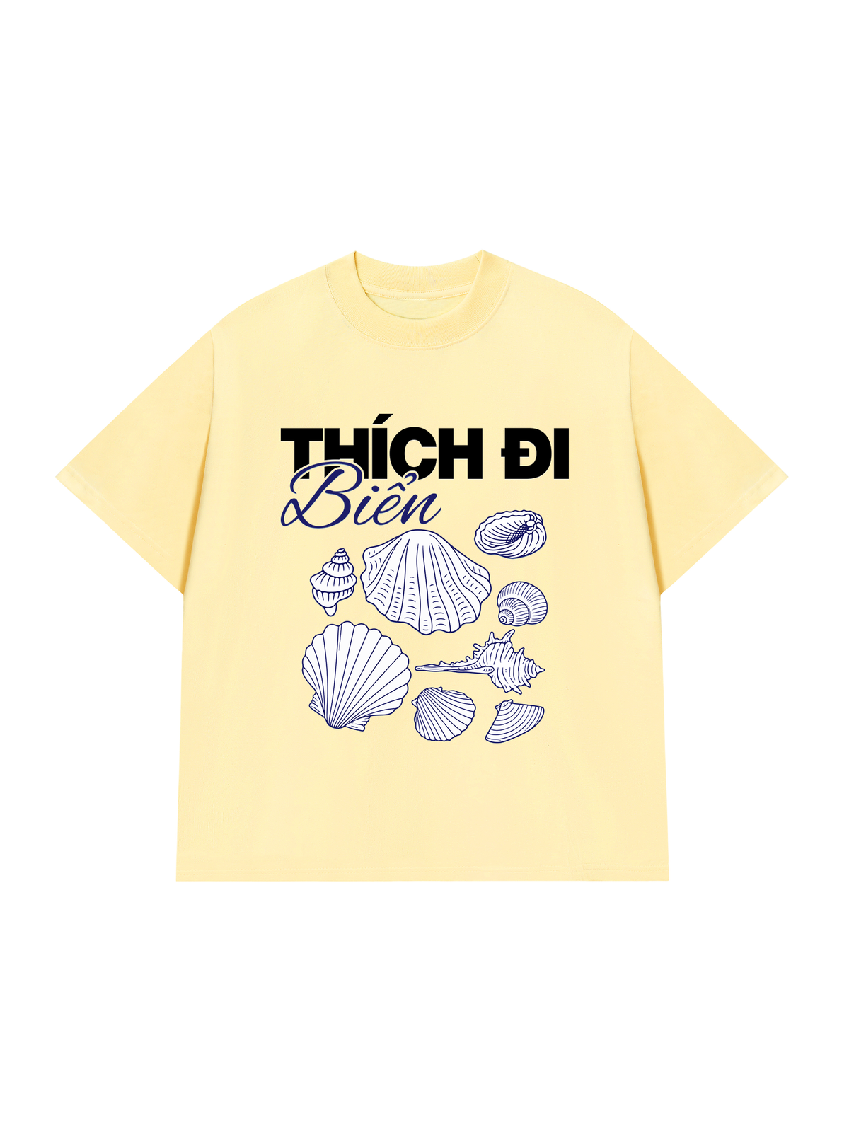 Áo Thun Relaxed Fit Thích Đi Biển