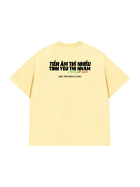 Áo Thun Relaxed Fit Tiền Âm Và Tình Yêu