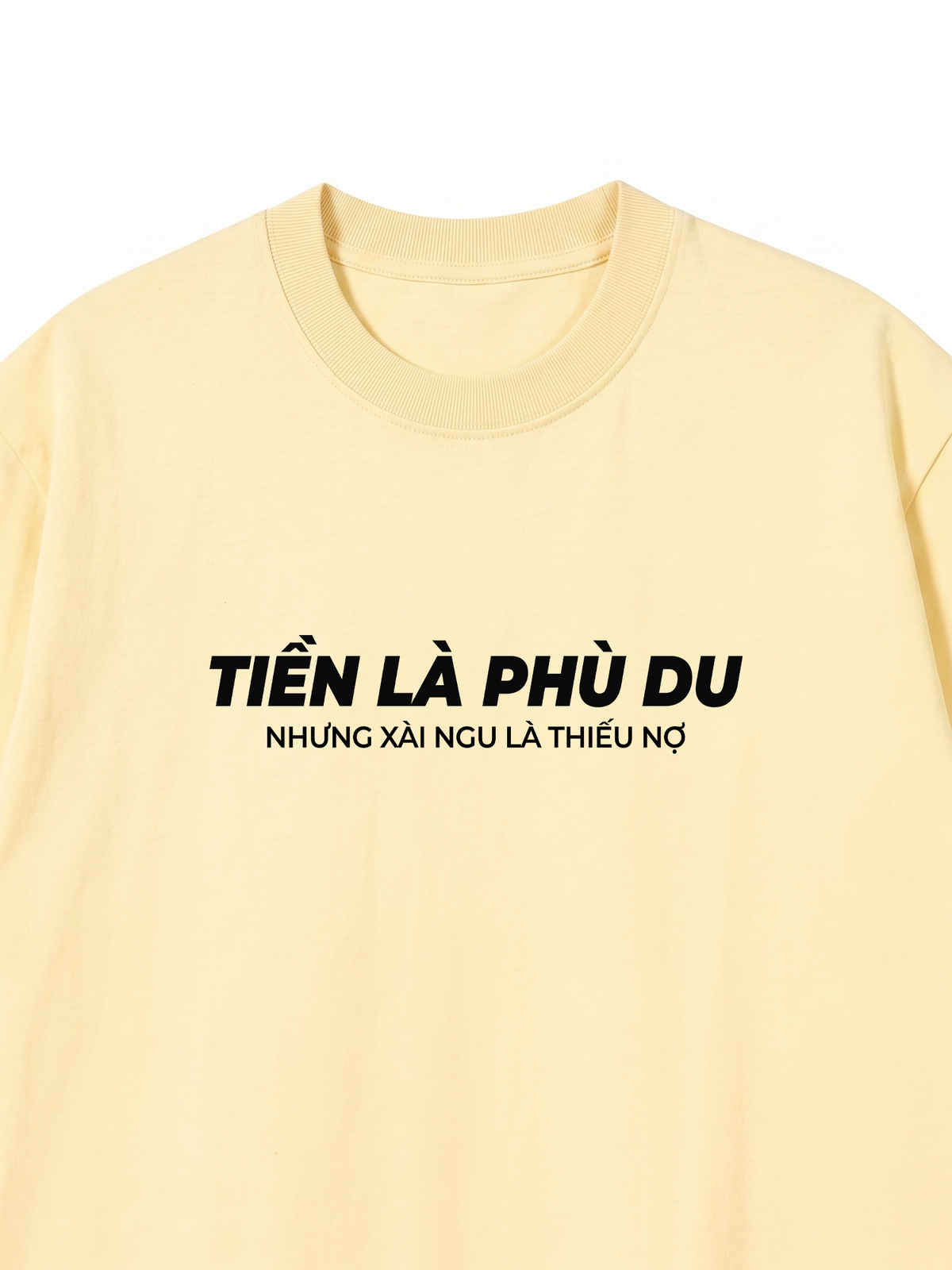 Áo Thun Relaxed Fit Tiền Là Phù Du