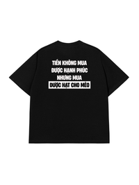 Áo Thun Relaxed Fit Tiền Mua Được Hạt Cho Mèo