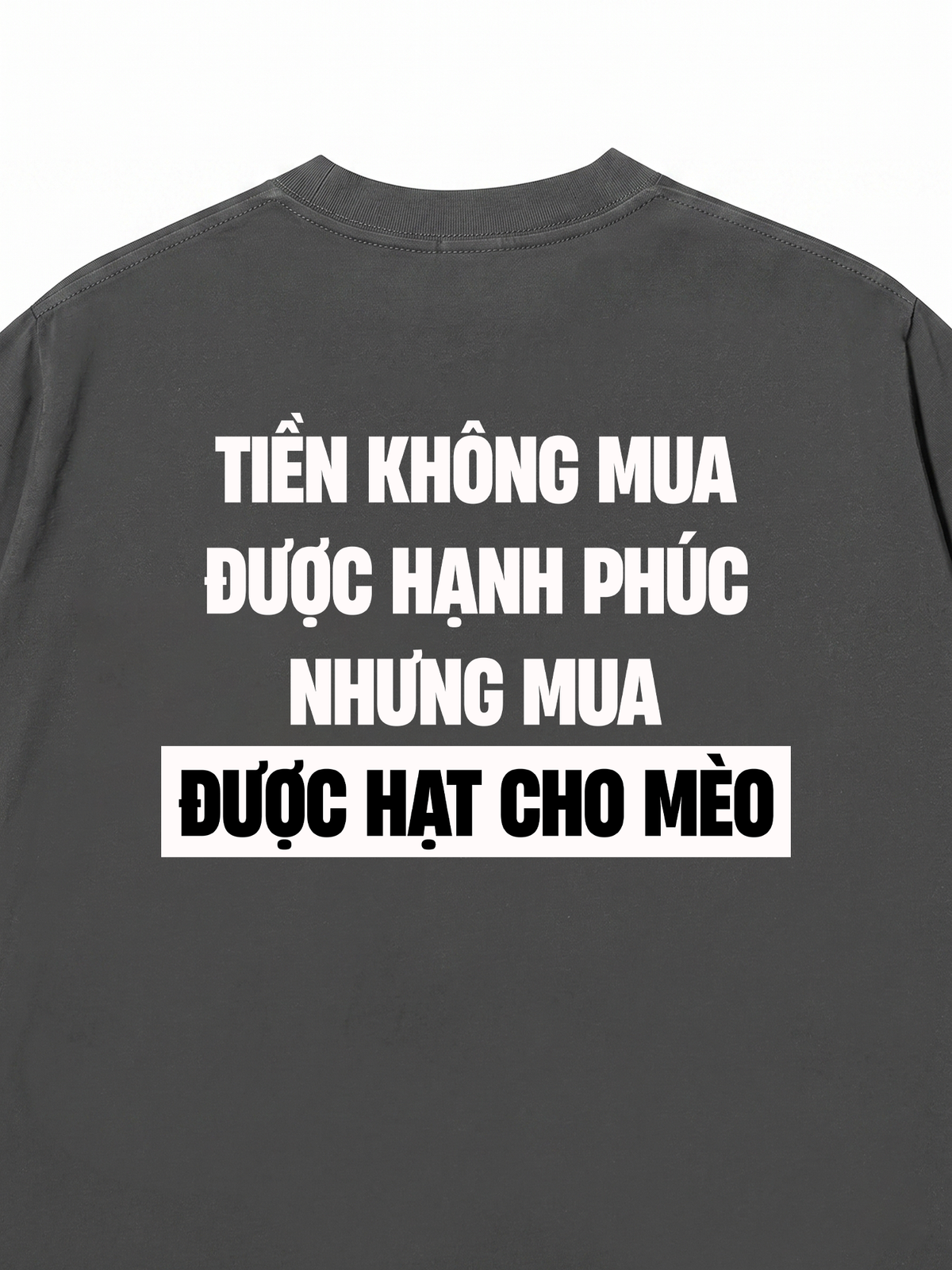 Áo Thun Relaxed Fit Tiền Mua Được Hạt Cho Mèo