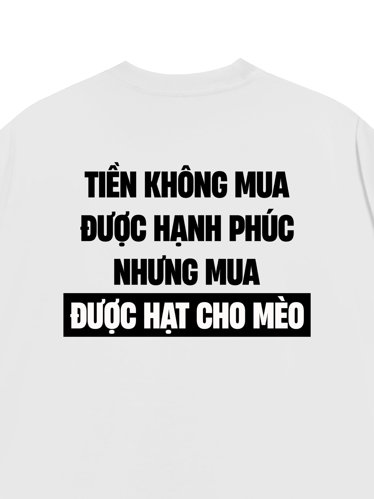 Áo Thun Relaxed Fit Tiền Mua Được Hạt Cho Mèo