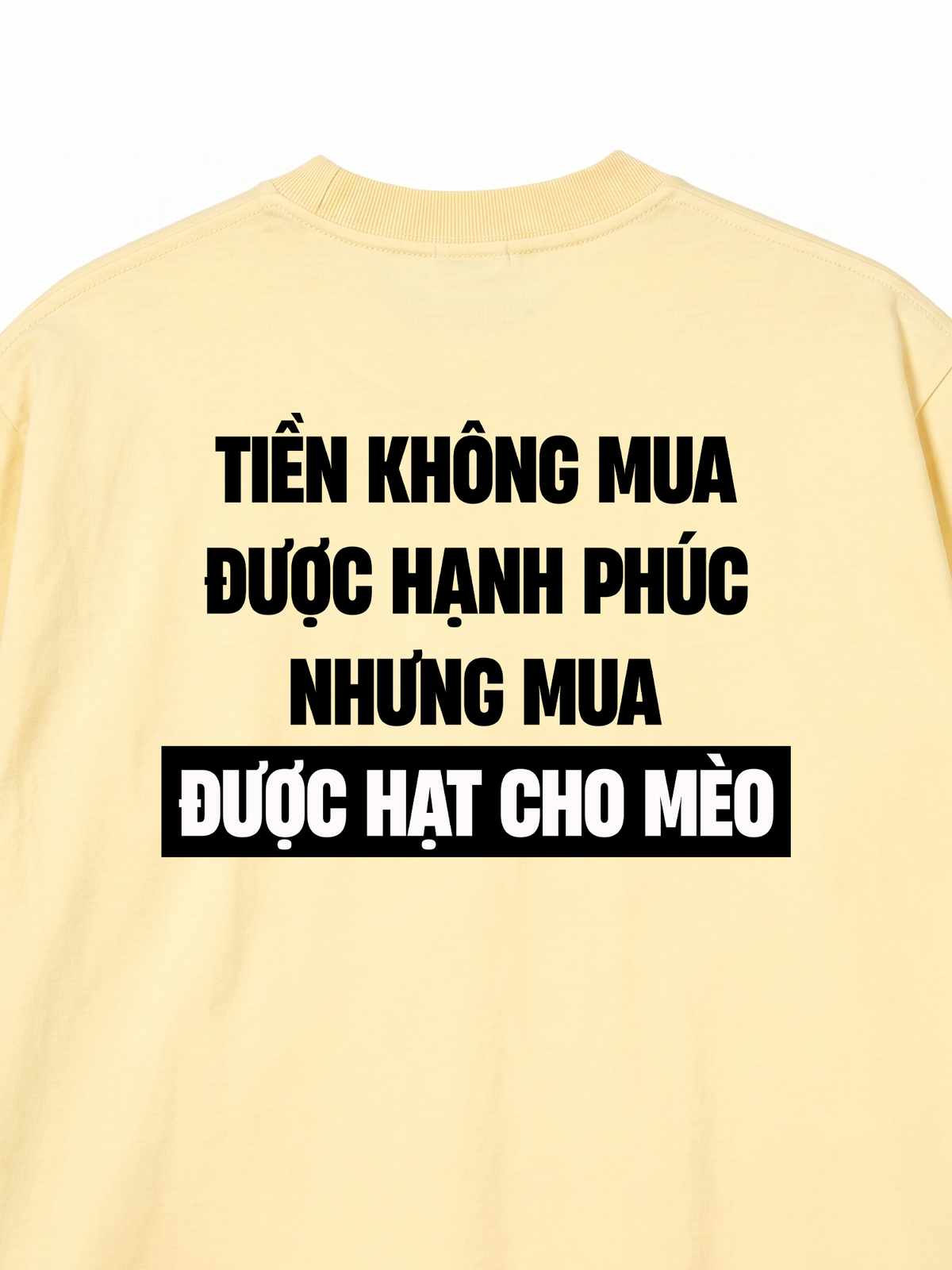 Áo Thun Relaxed Fit Tiền Mua Được Hạt Cho Mèo