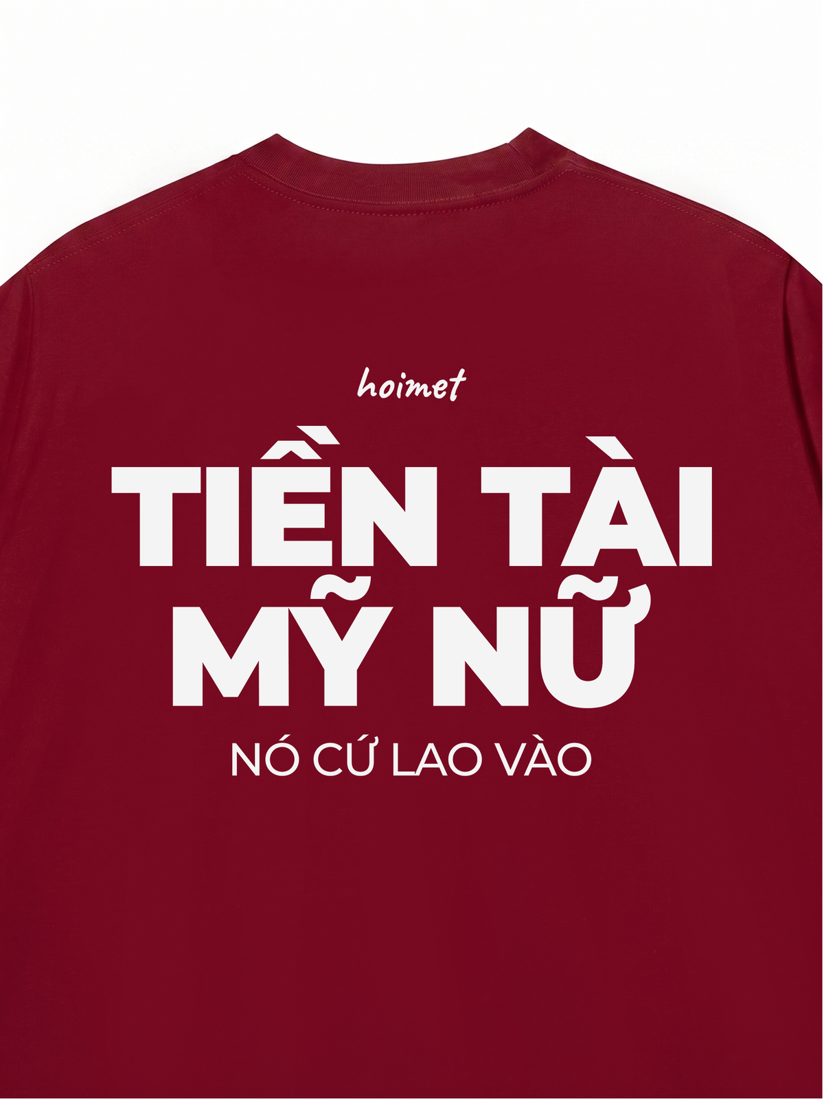 Áo Thun Relaxed Fit Tiền Tài Mỹ Nữ