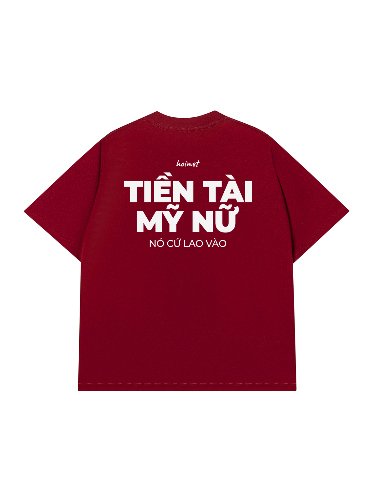 Áo Thun Relaxed Fit Tiền Tài Mỹ Nữ