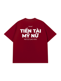 Áo Thun Relaxed Fit Tiền Tài Mỹ Nữ