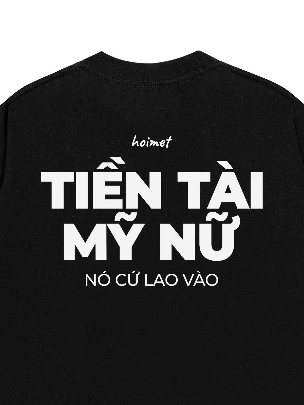 Áo Thun Relaxed Fit Tiền Tài Mỹ Nữ