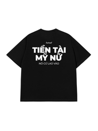 Áo Thun Relaxed Fit Tiền Tài Mỹ Nữ