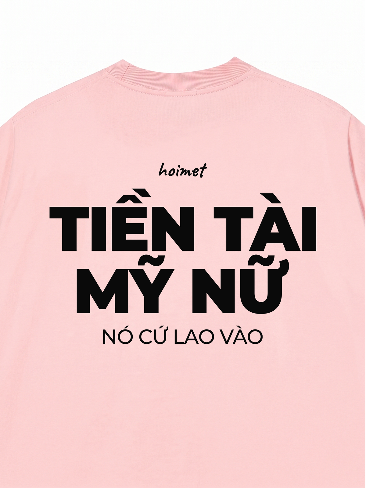 Áo Thun Relaxed Fit Tiền Tài Mỹ Nữ