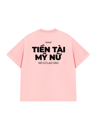 Áo Thun Relaxed Fit Tiền Tài Mỹ Nữ