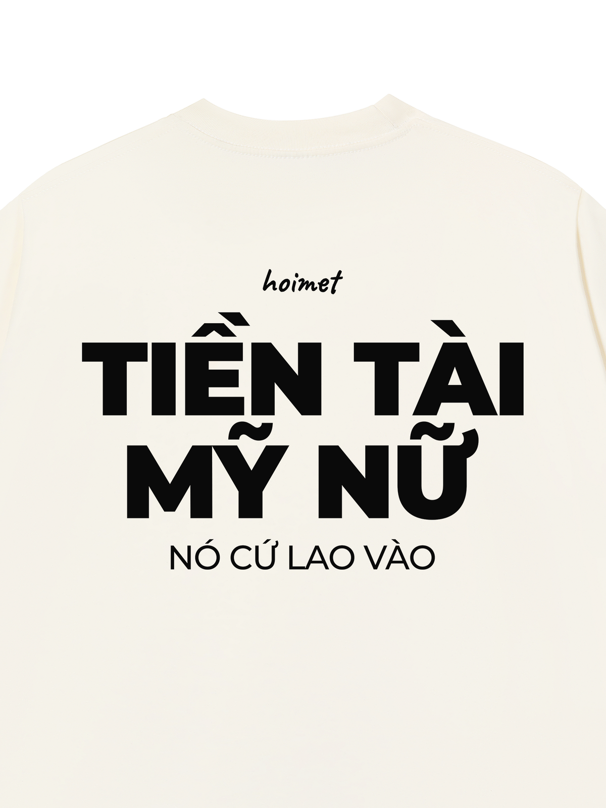 Áo Thun Relaxed Fit Tiền Tài Mỹ Nữ