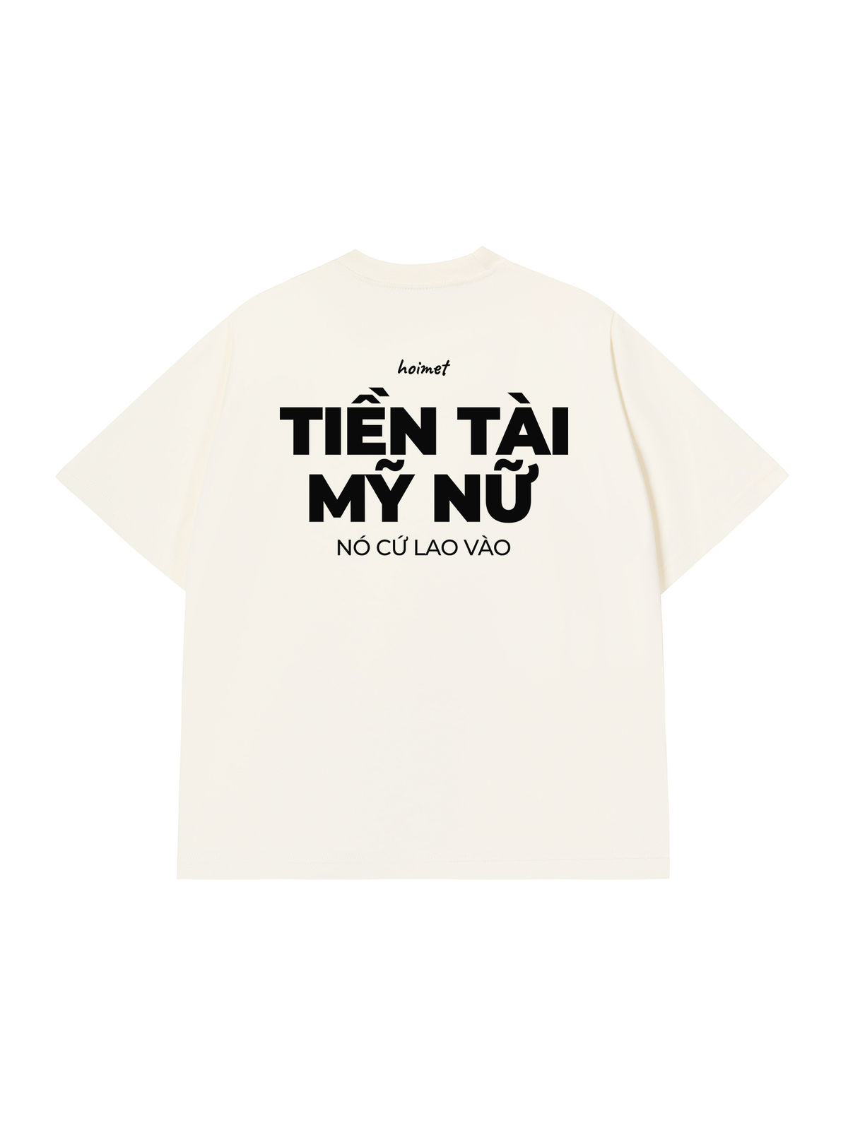 Áo Thun Relaxed Fit Tiền Tài Mỹ Nữ