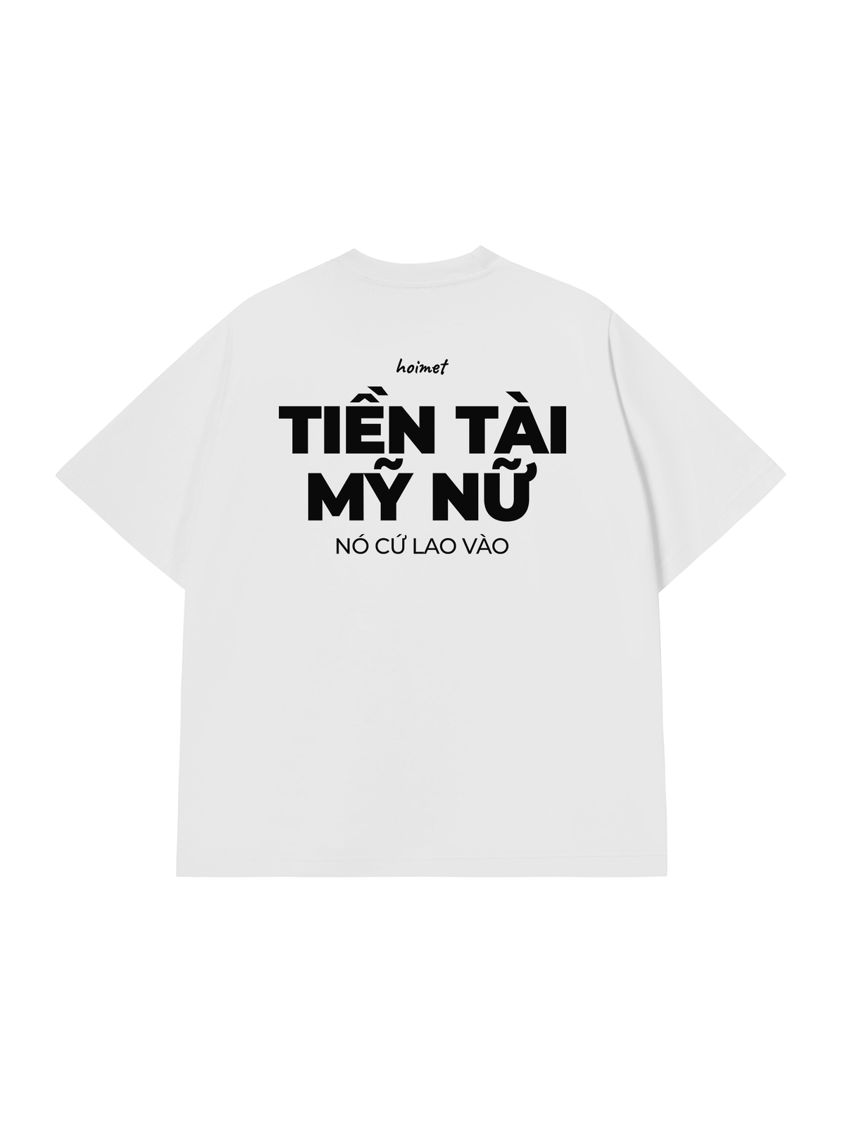 Áo Thun Relaxed Fit Tiền Tài Mỹ Nữ