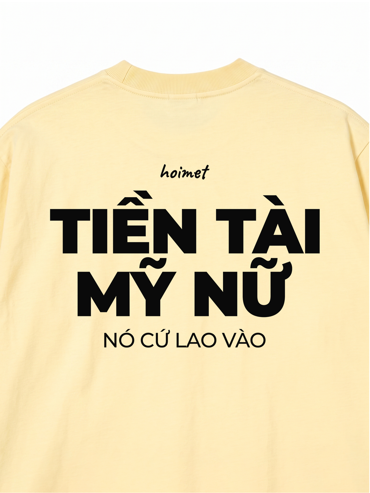 Áo Thun Relaxed Fit Tiền Tài Mỹ Nữ