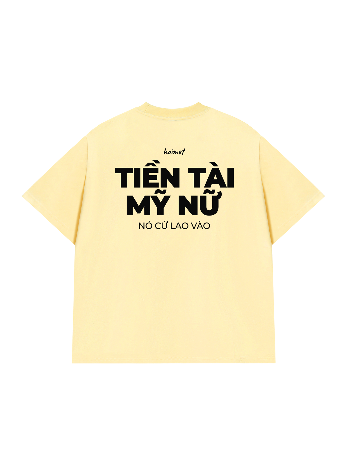 Áo Thun Relaxed Fit Tiền Tài Mỹ Nữ
