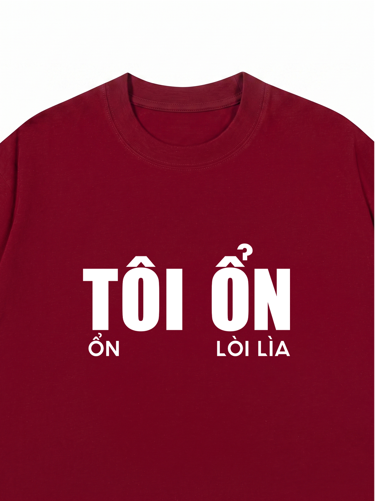 Áo Thun Relaxed Fit Tôi Ổn