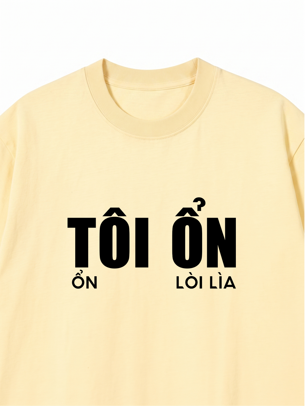 Áo Thun Relaxed Fit Tôi Ổn
