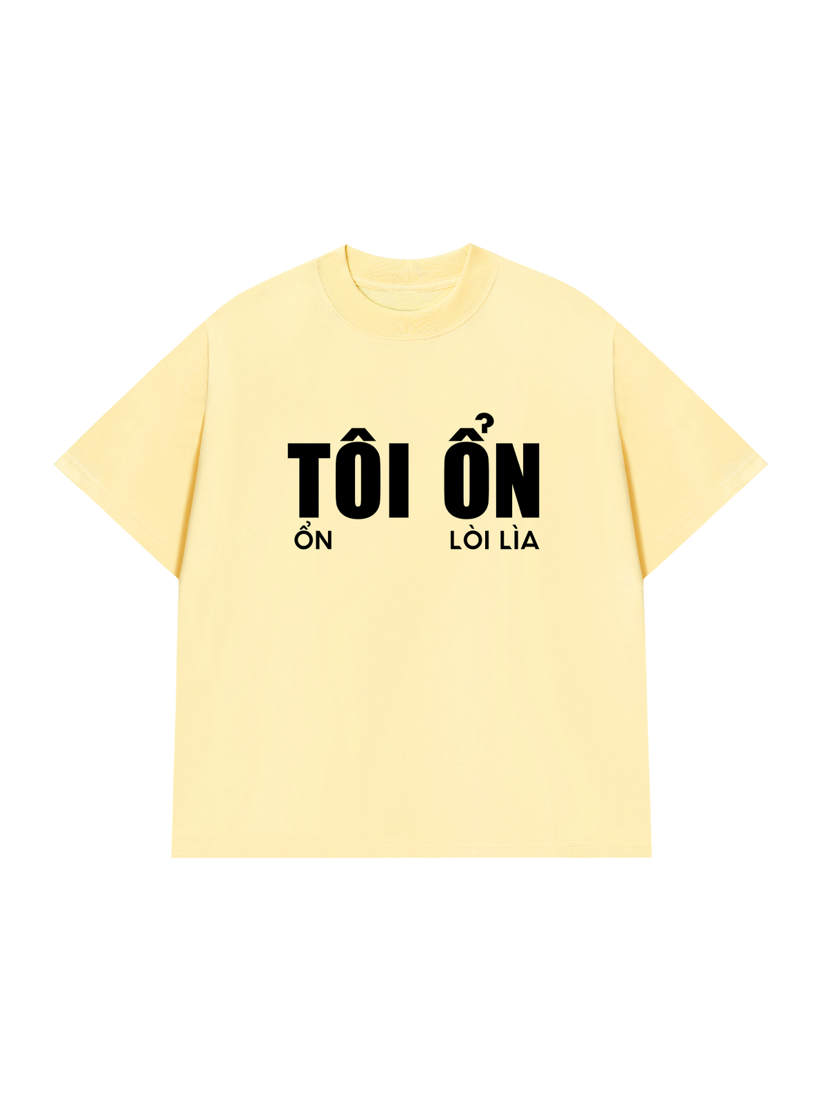 Áo Thun Relaxed Fit Tôi Ổn