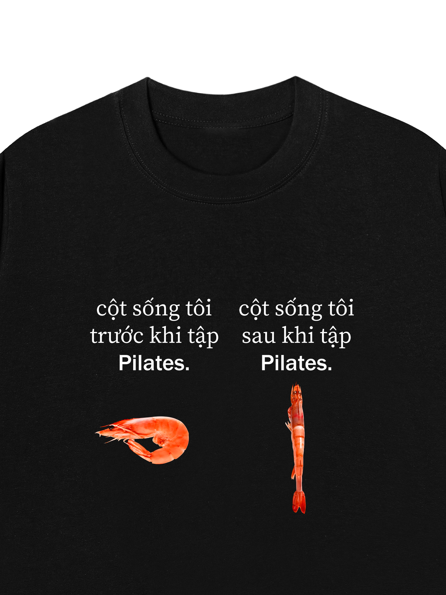 Áo Thun Relaxed Fit Tôm Pilates