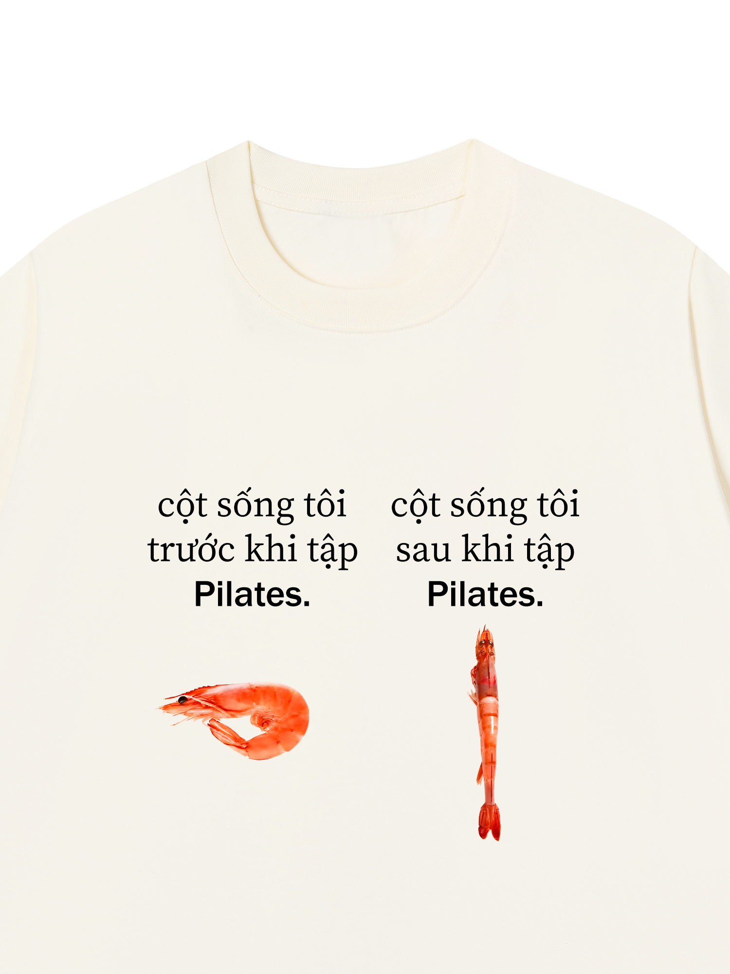 Áo Thun Relaxed Fit Tôm Pilates