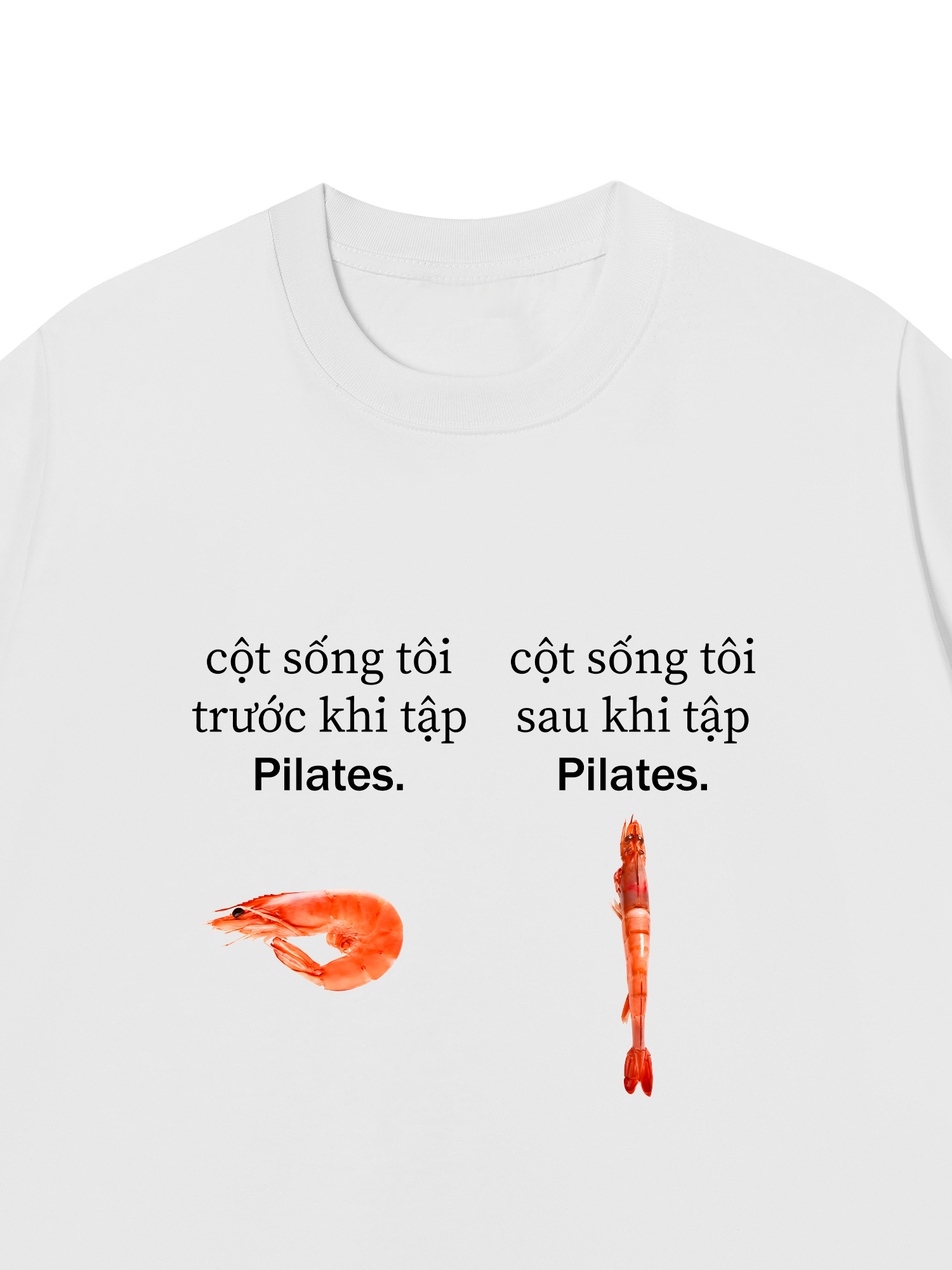 Áo Thun Relaxed Fit Tôm Pilates