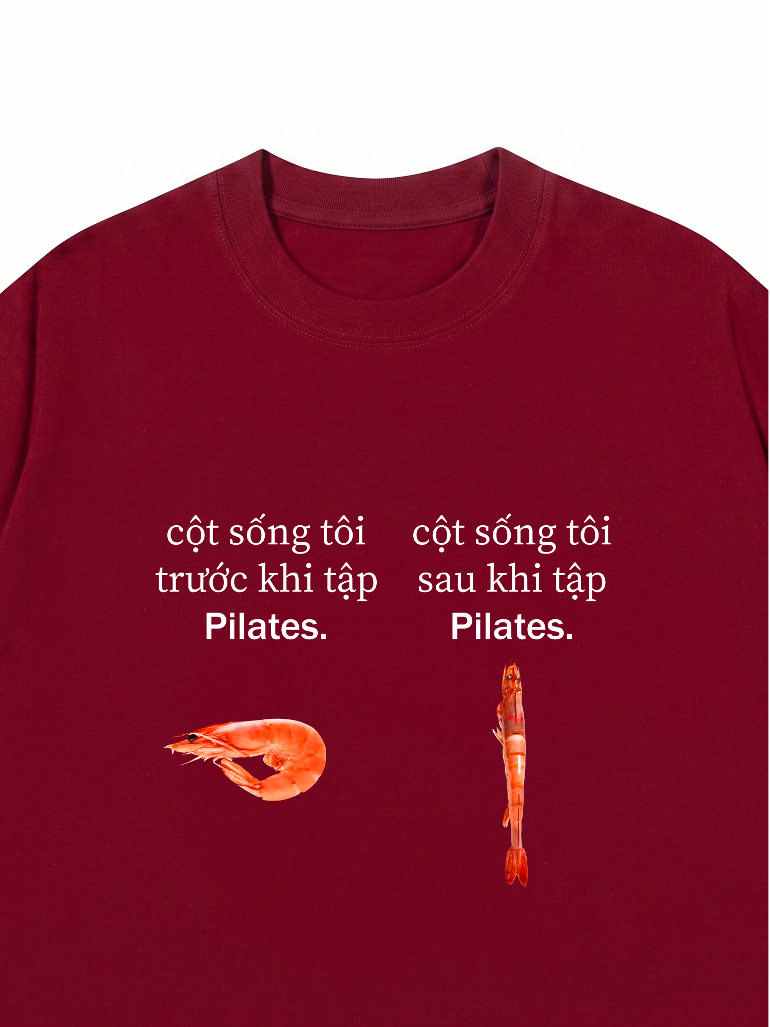 Áo Thun Relaxed Fit Tôm Pilates