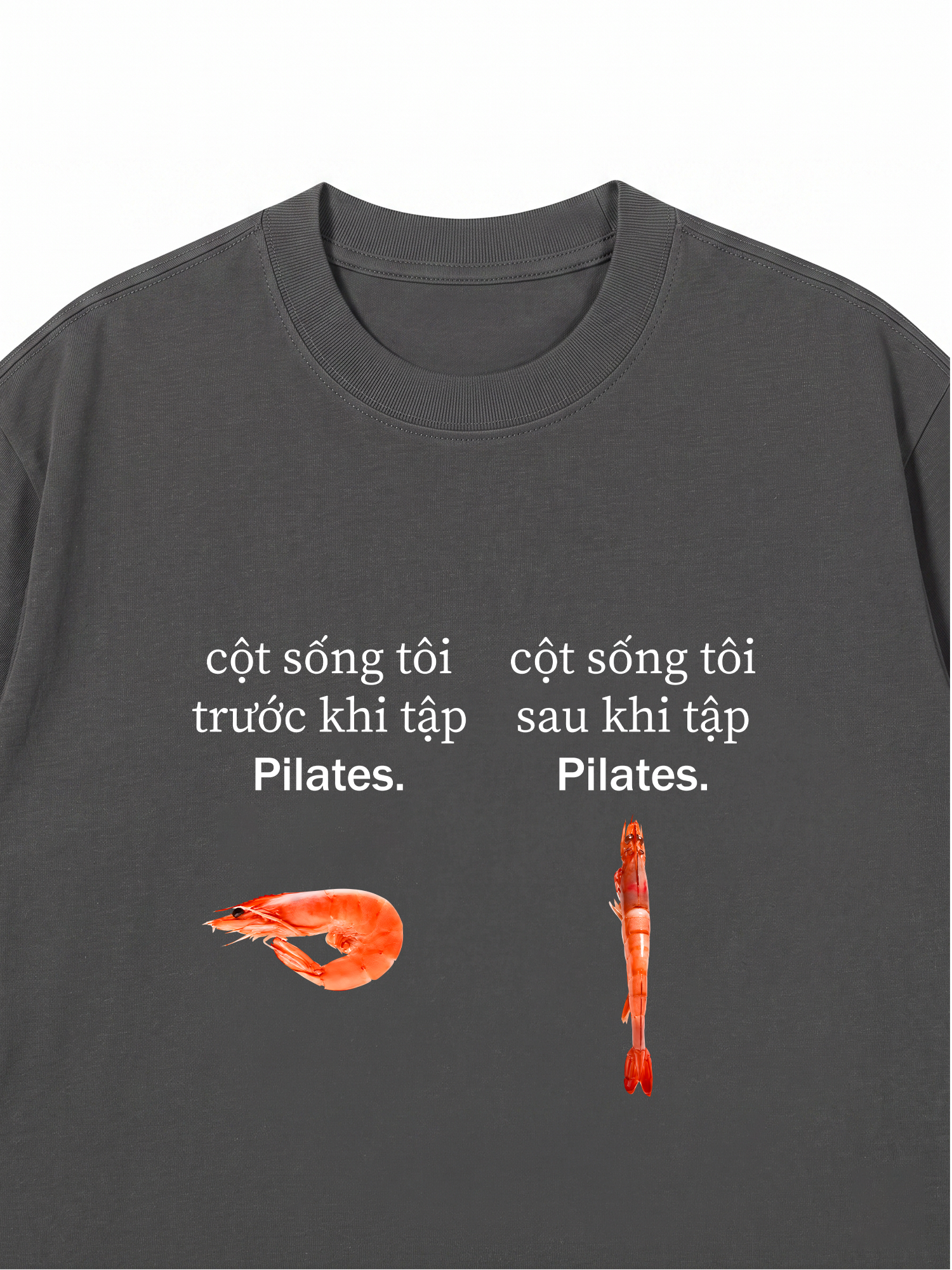 Áo Thun Relaxed Fit Tôm Pilates