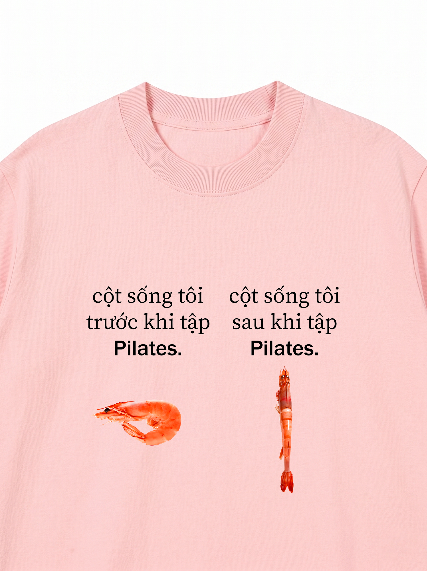 Áo Thun Relaxed Fit Tôm Pilates