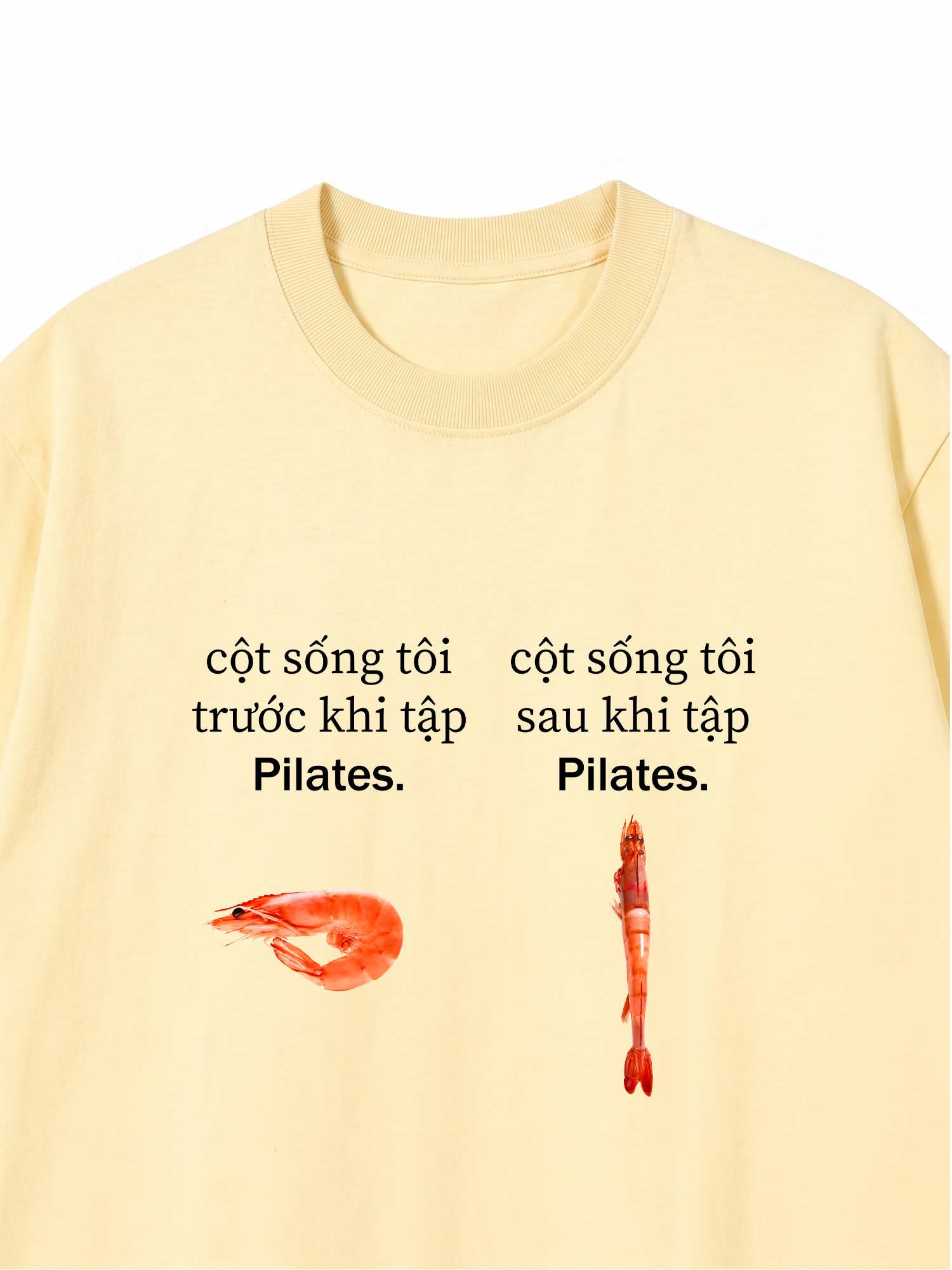Áo Thun Relaxed Fit Tôm Pilates