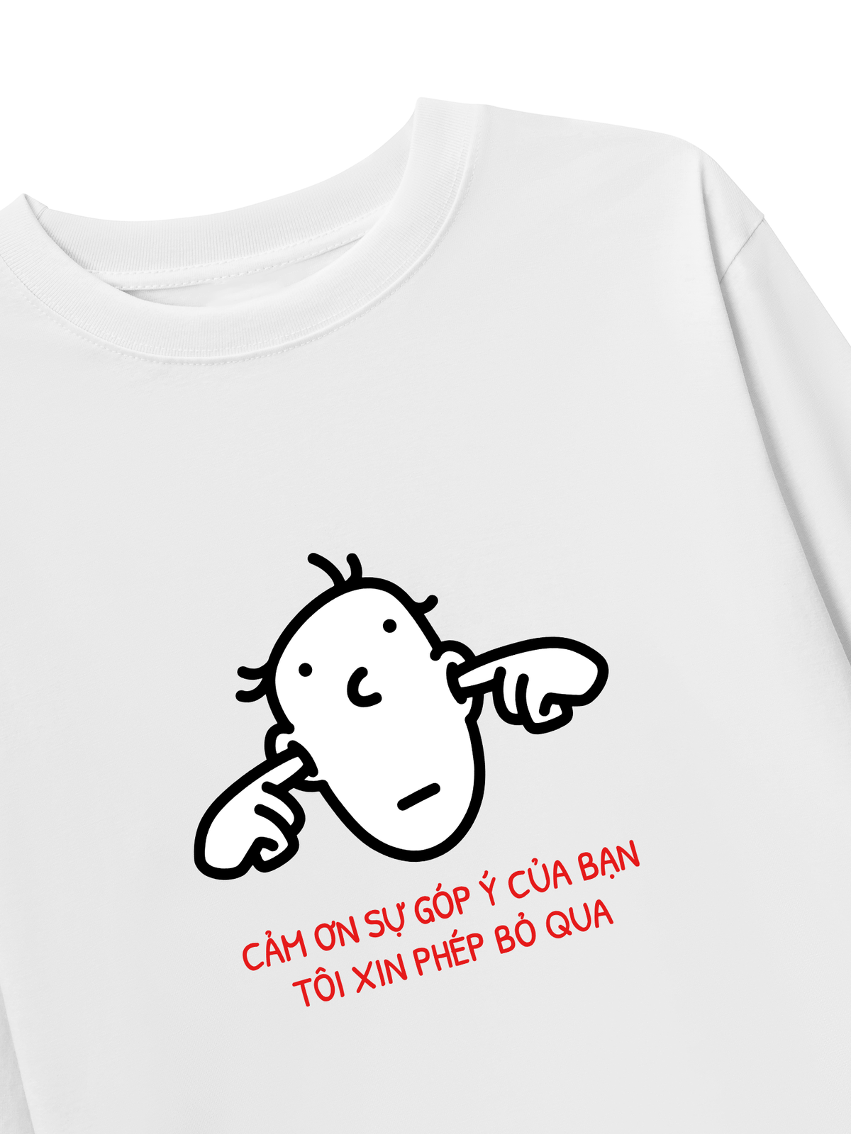 Áo Dài Tay Cảm Ơn Sự Góp Ý Của Bạn