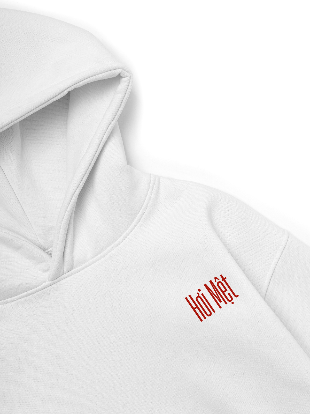 Áo Hoodie Nỉ Hai Da Chỉ Ăn Không Tập