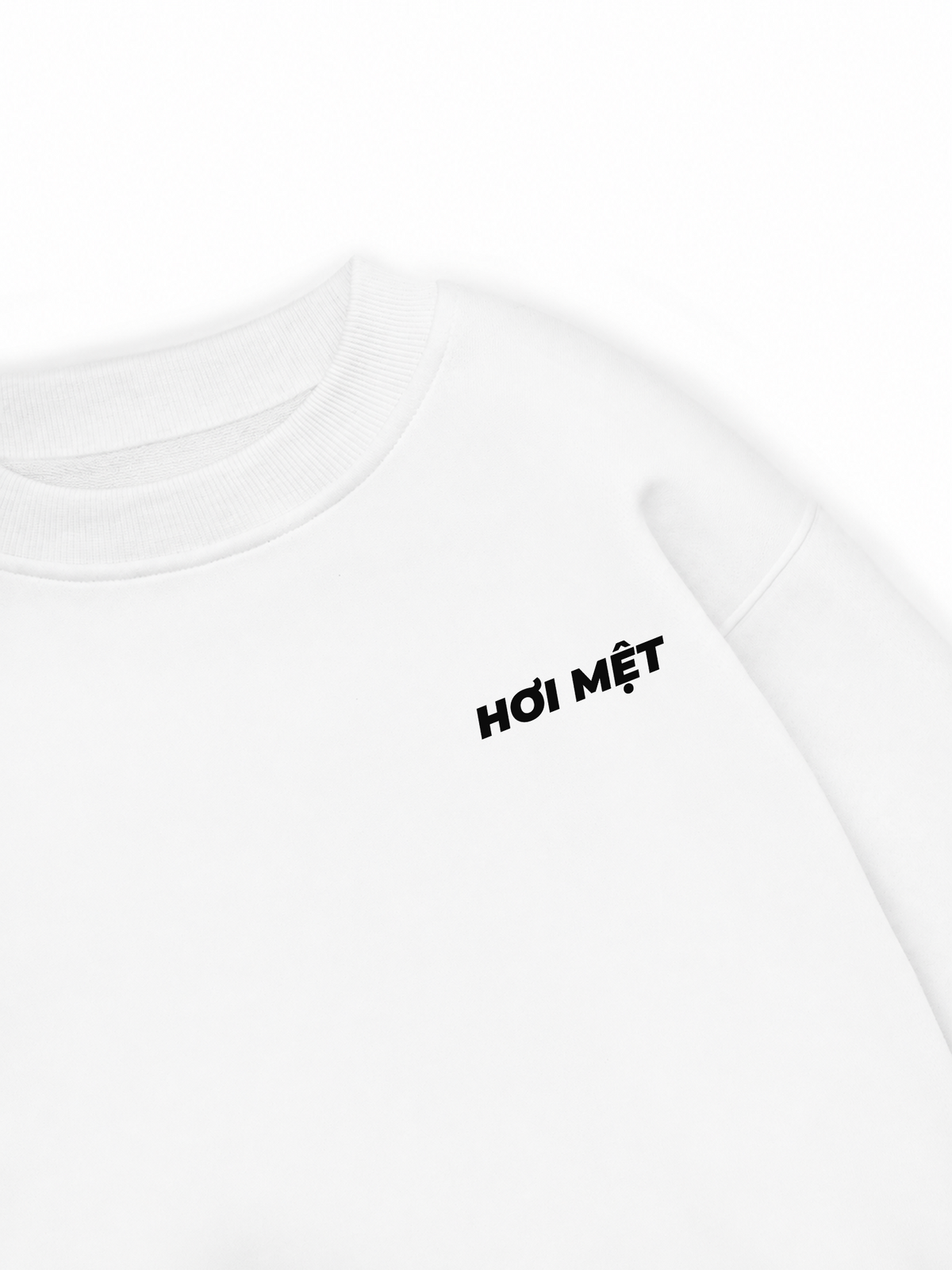 Áo Sweater Nỉ Hai Da Sống Nay Stress Mai
