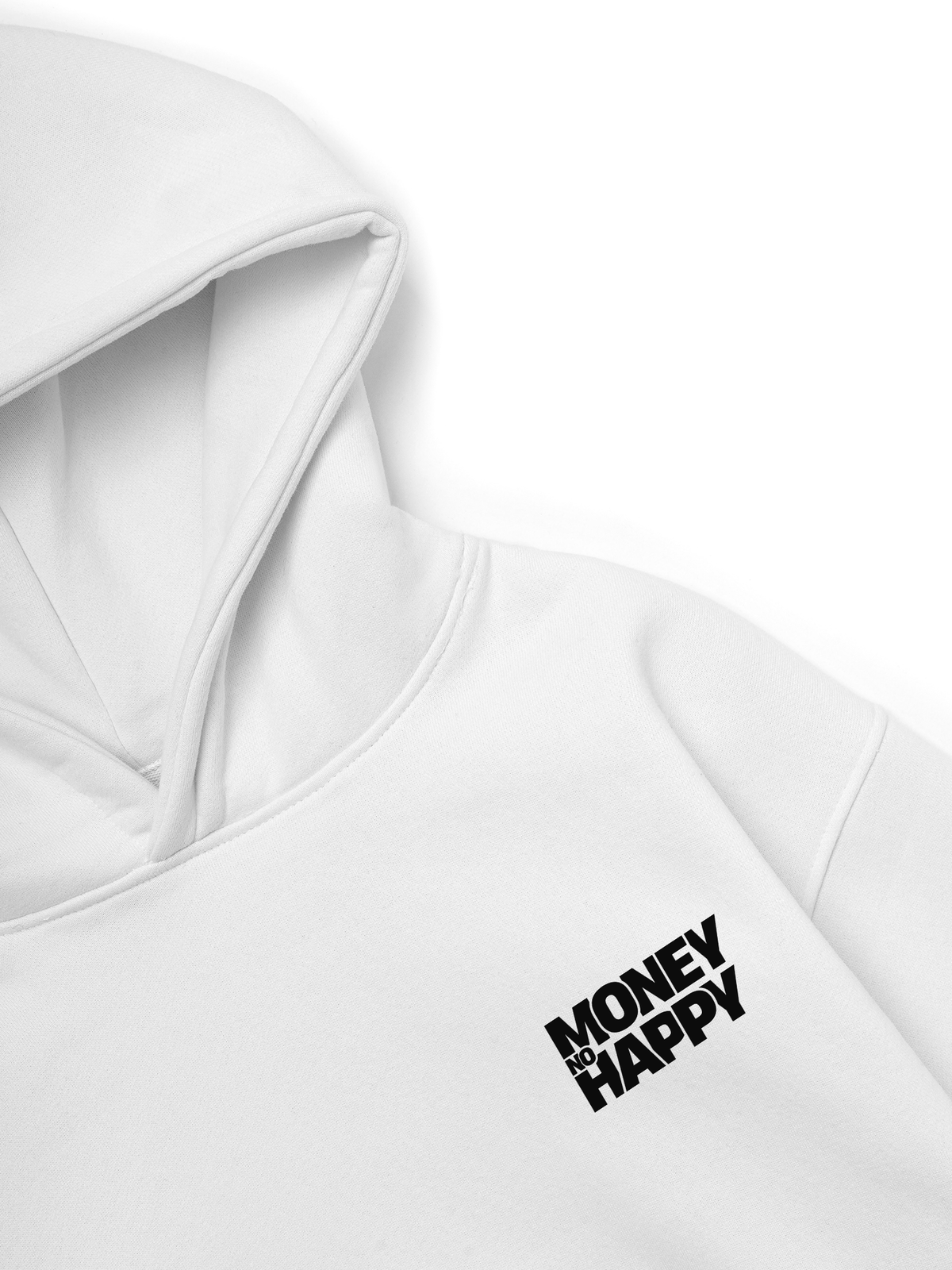 Áo Hoodie Nỉ Hai Da No Money No Happy