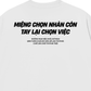 Áo Thun Relaxed Fit Miệng Chọn Nhàn Tay Chọn Việc