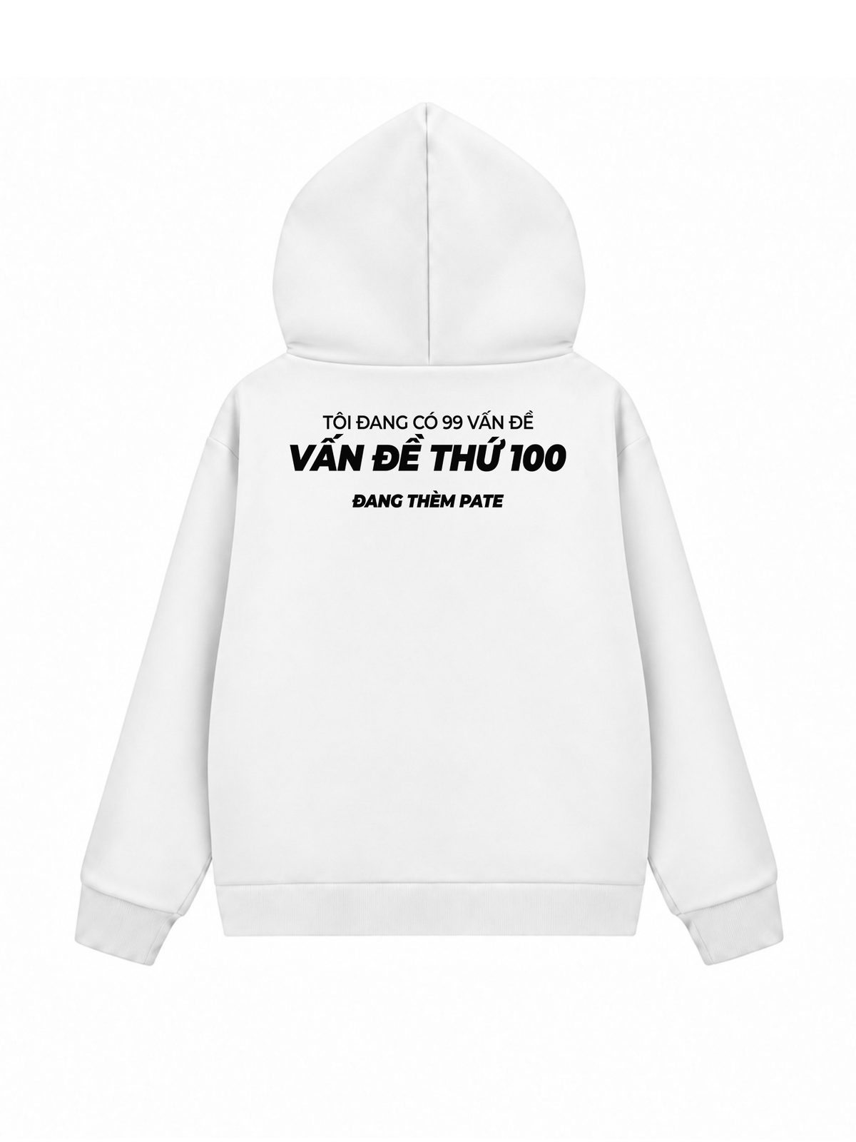 Áo Hoodie Zip Nỉ Hai Da Vấn Đề Thứ 100