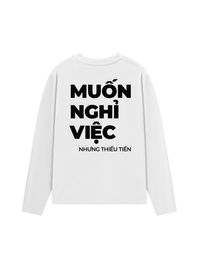 Áo Dài Tay Muốn Nghỉ Việc
