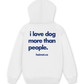 Áo Hoodie Nỉ Hai Da I Love Dog