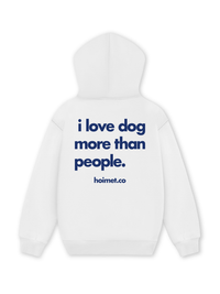 Áo Hoodie Nỉ Hai Da I Love Dog