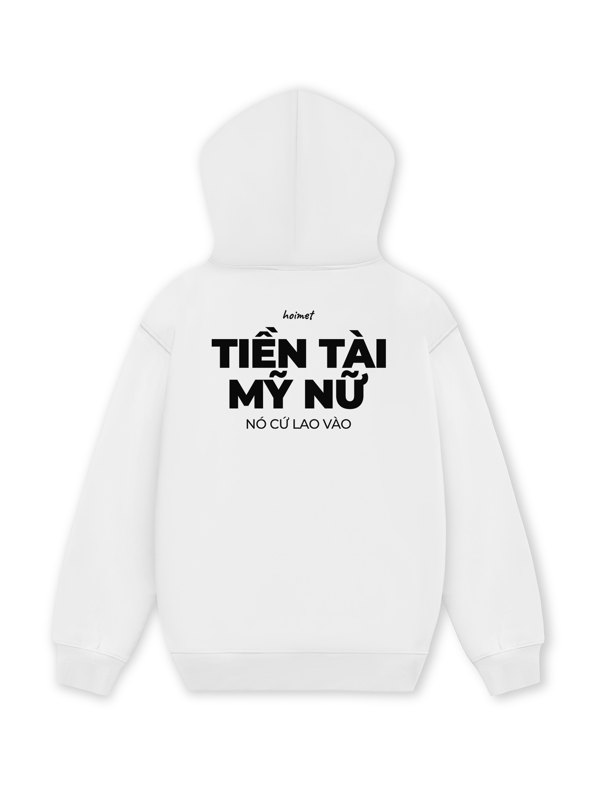 Áo Hoodie Nỉ Hai Da Tiền Tài Mỹ Nữ