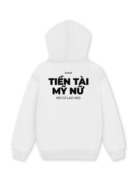 Áo Hoodie Nỉ Hai Da Tiền Tài Mỹ Nữ
